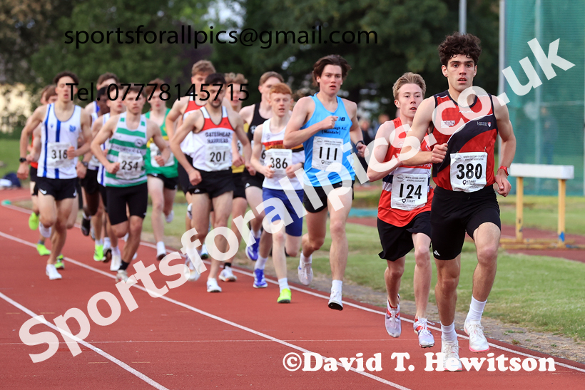 3000 metres, 2026 NEGP 2, Monkton Stadium, Wednesday, May 27th. Photo: David T. Hewitson/Sports for All Pics